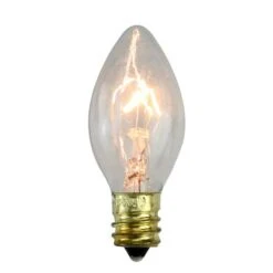 Northlight Incandescent C7 Replacement Bulbs, 25ct. Clear