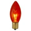Northlight 4ct. Transparent Orange C9 Replacement Christmas Bulbs 2 Northlight 4ct. Transparent Orange C9 Replacement Christmas Bulbs -Holiday Glow D676238S 1