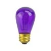 Northlight Transparent Incandescent S14 Replacement Christmas Bulbs, 25ct. Violet -Holiday Glow D676241S 1