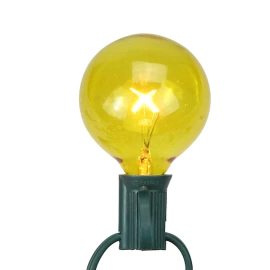 Northlight Yellow G50 Incandescent Replacement Christmas Bulbs, 25ct. 4 Northlight Yellow G50 Incandescent Replacement Christmas Bulbs, 25ct. - Image 2