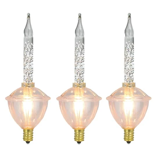 Northlight 3ct. Clear C7 Retro Bubble Light Replacement Christmas Bulbs 4 Northlight 3ct. Clear C7 Retro Bubble Light Replacement Christmas Bulbs - Image 2