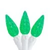 Northlight 70ct. Green Faceted LED C6 Christmas Light Set 1 Northlight 70ct. Green Faceted LED C6 Christmas Light Set -Holiday Glow D676248S 1