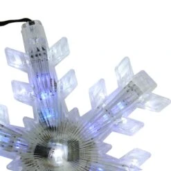 Northlight 3ct. Cascading White And Blue LED Snowfall Snowflake Christmas Light Set 9 Northlight 3ct. Cascading White And Blue LED Snowfall Snowflake Christmas Light Set -Holiday Glow D676264S 3