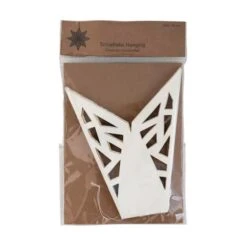Hello Honey® 12" White Paper Snowflake Ornament -Holiday Glow D758783S 1