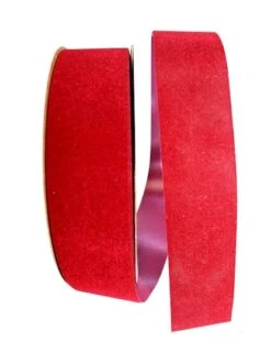 JAM Paper Burgundy Velvet Ribbon