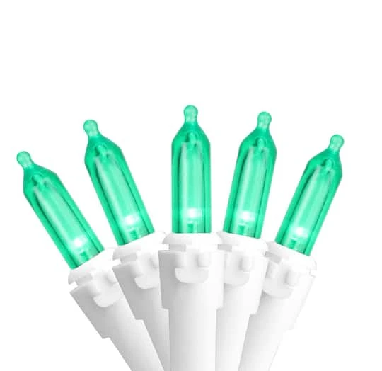 Northlight 100ct. LED Mini Christmas Lights With White Wire Purple 4 Northlight 100ct. LED Mini Christmas Lights With White Wire Purple - Image 2